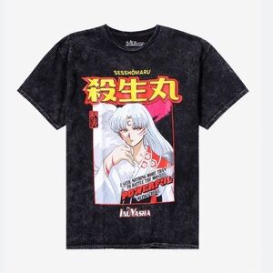 InuYasha Sesshomaru Magazine Dark Wash T-Shirt - Multicolored Size 2X